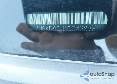 2012 Nissan Frontier Sv z USA, uszkodzony, nr VIN 1N6AD0CU1CC428781